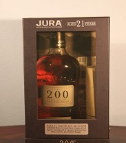 Jura 21 Years Old Celebrating 200 Years Of The Jura Distillery 2010 44%vol, 70cl (Whisky)
