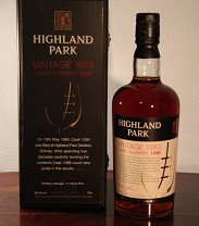Highland Park 21 Years Old Vintage 1983 Cask #1096 1983/2003 56.4%vol, 70cl (Whisky)