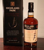 Highland Park 20 Years Old Vintage 1984 Cask #45 1984/2004 57.9%vol, 70cl (Whisky)